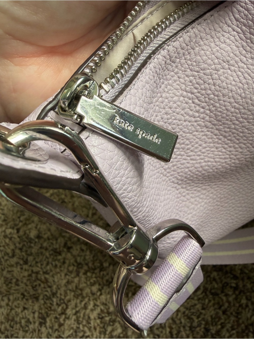 ♠️ kate spade ♠️ - Rosie Crossbody with Striped Strap - Picture 7 of 8